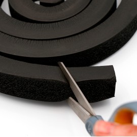 Alpine Hardware Window Air Conditioner Polyvinyl Foam Insulating Strip, 1x1