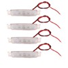 4PCS Side Marker Light PC LED Bright Light Waterproof Rust