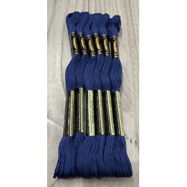 DMC Indigo Blue #336 DMC Mouline Special 25 Embroidery Floss 8M Lot of 6