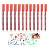 Set 12 Pz Plumas Borrables Surtidas Boligrafo Lapicero Borra