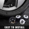 QILISEN Car Tire Valve Caps 4 Pack, Valve Stem Covers