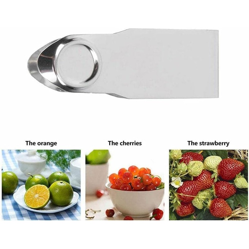 2Pcs Stainless Steel Strawberry Huller Stem Remover Kitchen Accessories,Potatoes Pineapples