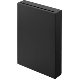 Yamazaki 1910 Magnetic Money Box Black Main Unit (W x D x H): 5.8 x 1.5 x 8.3 inches (14.8 x 3.7 x 21.2 cm), Tower Simple Design, Vertical and Horizontal