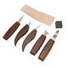 Walnut Wood Carving Knife Non Slip Comfortable Wood Carving Whittling