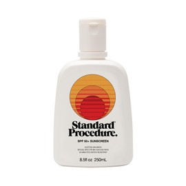 Standard Procedure. SPF 50+ Sunscreen, Broad Spectrum Face & Body Sunblock for Sun-Sensitive Skin, 4HR Water Resistant, Organic Formula, 8.5 oz
