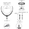 EVER FAITH Mujer Set de Joyería Cristal Austriaco Bola de