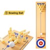 RAYNA GAMES 3 in 1Table Top Shuffleboard Curling Game Bowling