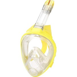 Tecnopro Men's M9 C Diving Mask, Smoke/Green Lime, S/M