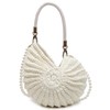Handmade Crochet Tote Bag Seashell Purse for Women Boho Shell
