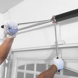 Blesseras Garage Door Torsion Spring Winding Bars with Non-Slip Handle, D1/2'' x L17.2'', 1 Pair