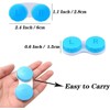 KISEER 4 Pack Colorful Contact Lens Case Box Holder Container