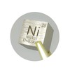 Elemental Specimen Nickel Ni (10mm Cube, Engraved A, Normal Face)