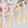 Storage Hammock Triangular Bohemian Style Cotton Rope Weaving Stuffed Animal