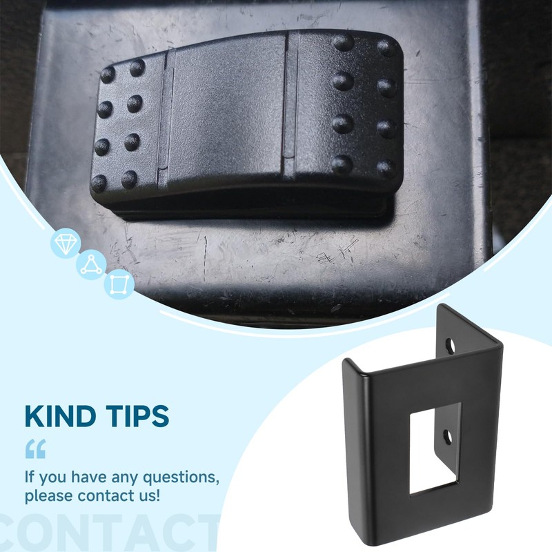 MUGLFPT 3014188 Rocker Switch Mounting Bracket, Hole 1-7/16" x 13/16",