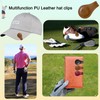 Adhere Golf Marker, Leather Magnet, Base, Rust Free Clip, Both