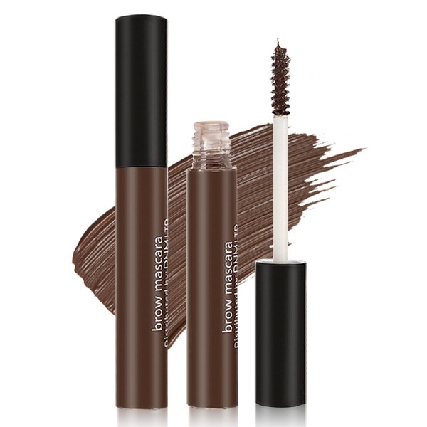 QIUFSSE Eyebrow Mascara Brown Brow Glue,2PCS Waterproof Eyebrow Gel Tinted
