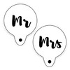 Mr Mrs Macaron Oreo Cookie Stencils Small Mylar Stencil Set