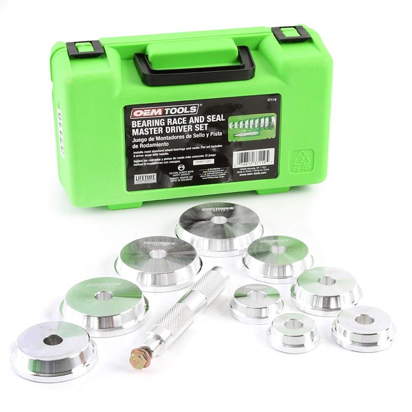 OEMTOOLS 37119 10 Piece Bearing and Race Installer Set, Seal