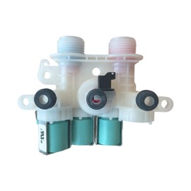 D.I.Accessa 2024 W11096268 W11220230 Water lnlet Valve OME Compatible with whirlpool & kenmore Washing MachineReplaces W10632527 W10758829 W10853296 W11096268 etc (120V 60Hz) 1 Year Warranty