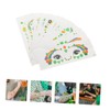 SAFIGLE St Patricks Day Face Stickers 12 Sheets Temporary for