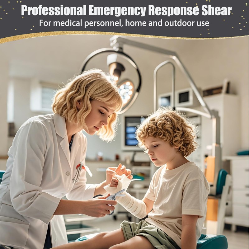 6 in 1 Emergency Response Shears Emergency Scissors Tool Stainless