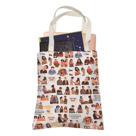 Devi and Paxton TV Show Merchandise Tote Bag Comedy Drama Lover Gift for Fans (Never Have)