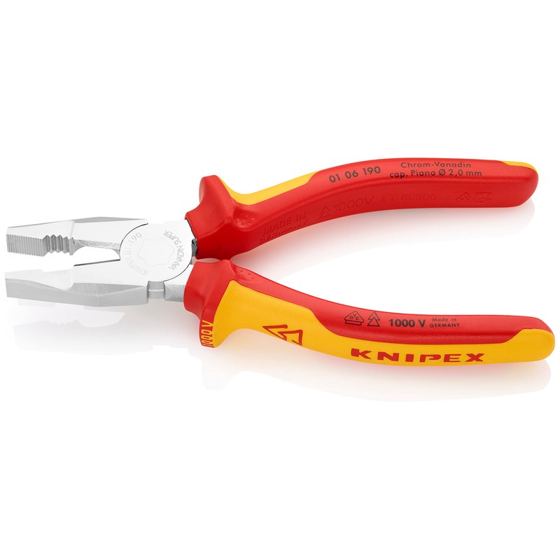 クニペックス KNIPEX 0106-190 絶縁ペンチ 1000V