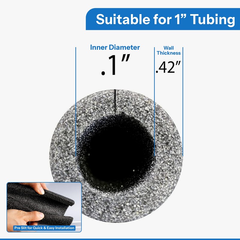 Foam King Insulating Foam Pipe Covers - 12 Pack Choose