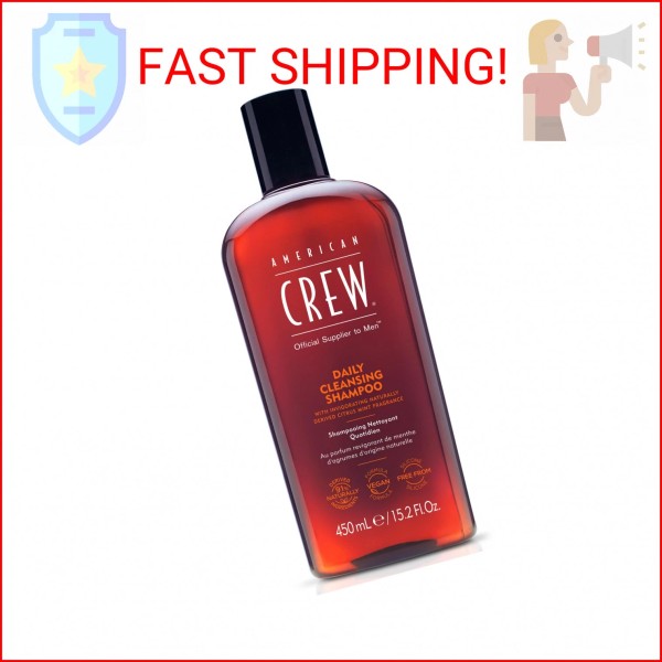 AMERICAN CREW Shampoo for Men by American Crew, Daily Cleanser,