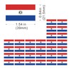 Womaha 30 Sheets Paraguay Flag Temporary Tattoos for Kids Adults