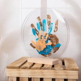 Patrocle® Handprints - Family of 3 Handprints Set - Gift Set for Birth - Gift Idea for Birth Baby 1 Year - Birthday Gift