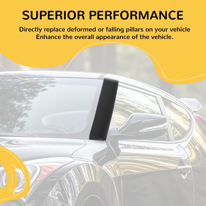 KUAFU Windshield A-Pillar Trim Compatible with 2012-2017 Hyundai Veloster Replacement