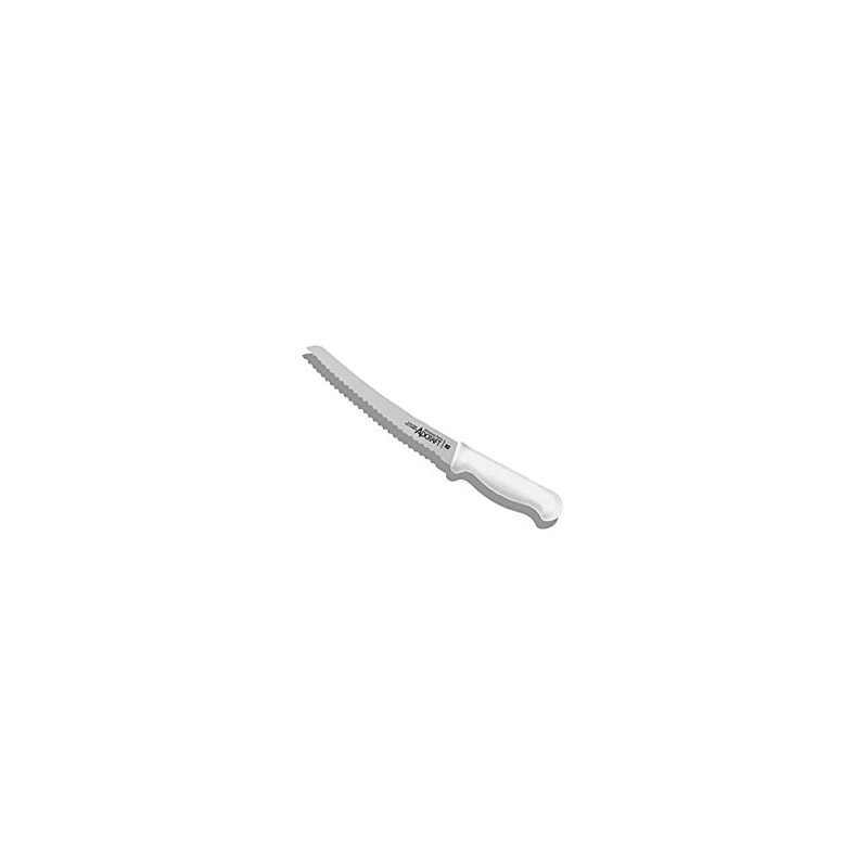 Adcraft CUT-10CWH Curved Bread Knife, 10" German Stainless Steel, 10"