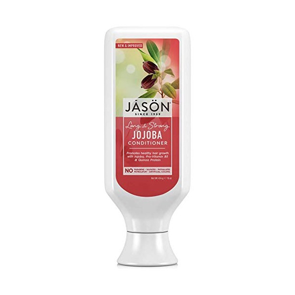 Jason Long & Strong Jojoba Pure Natural Conditioner, 16-Ounce Bottles (Pack of 3)