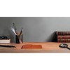Alassio Rivoli 2654 Writing Instrument Case Imitation Leather Orange Approx.