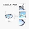 MISTBEE Angel Number Necklace 925 Sterling Silver 444 Necklace Moonstone