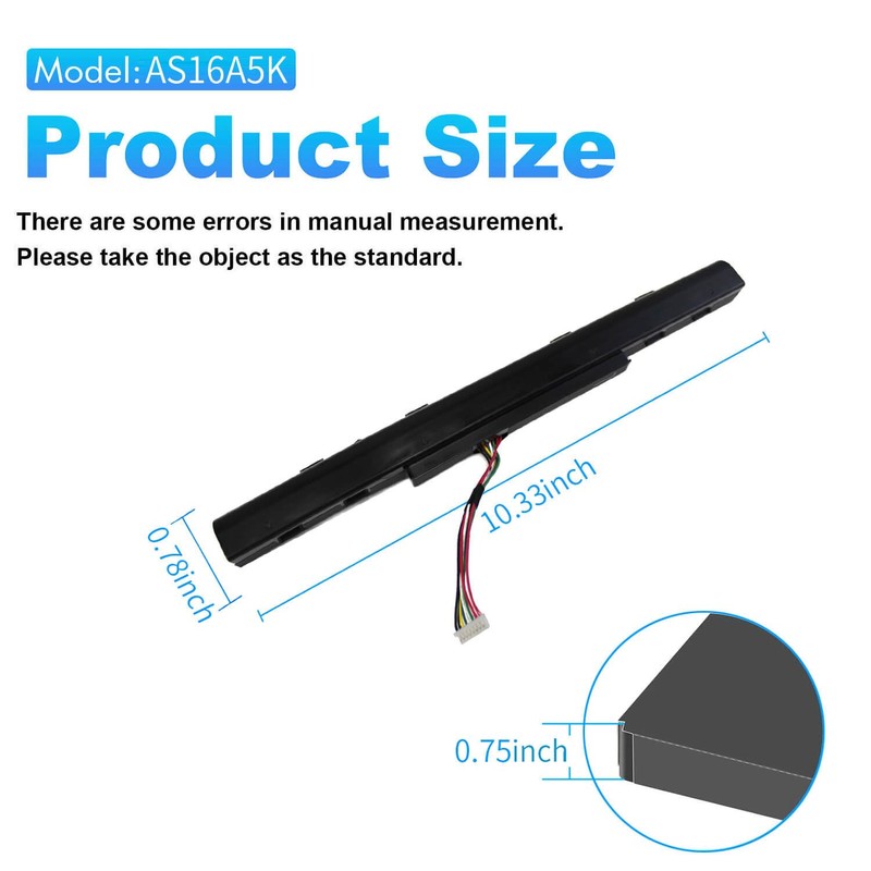 AS16A5K AS16A8K 4ICR19/66 Battery for Acer Aspire E15 E5-575 N16Q2