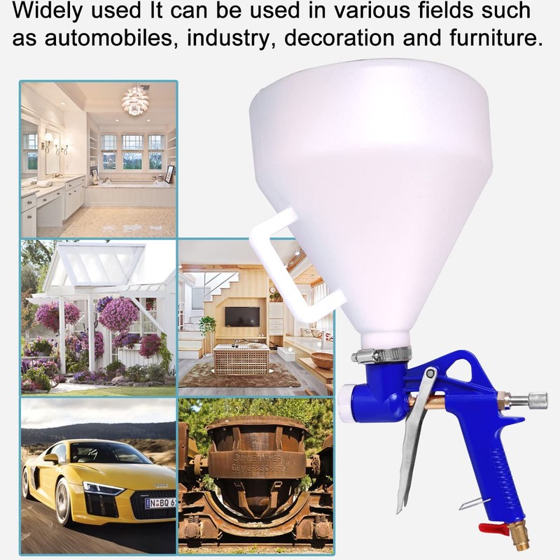 Drywall Wall Sprayer,Air Hopper Spray Gun 1.5 Gallon Paint Texture