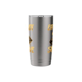 VR Survival Gaming Eat Loot Repeat Virtual Reality Gamer Stainless Steel Insulated Tumbler