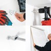 HELPMATE Screw Hooks Straight with Slotted 65 x 5.8 x