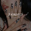 ZASKHLD French Tips Press on Nails Medium Almond Fake Nails