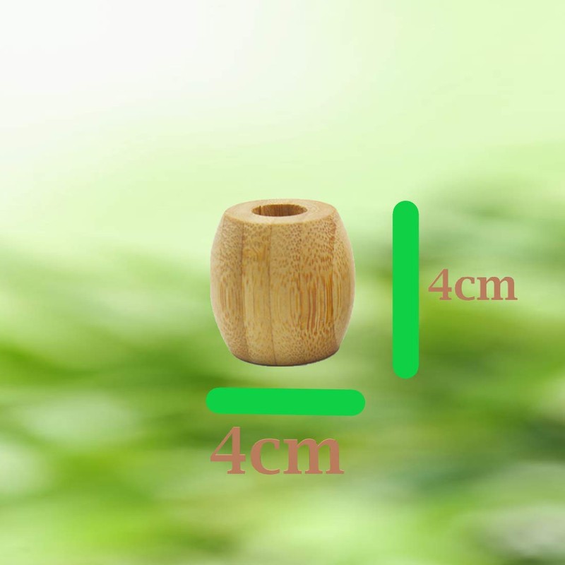 Bamboo Toothbrush Holder Pack of 12 - Biodegradable and Eco