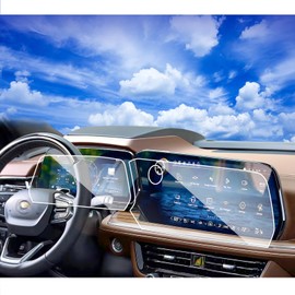 XXCIWP 2pcs 2025 Tahoe Suburban Tempered Glass Screen Protector for 2025 Chev y Tahoe z71 Suburban Nav. 17.7Inch Dash 11Inch 2025 Chev rolet Tahoe Suburban Accessories Tempered Glass Tahoe Suburban