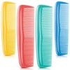 4 Pieces Hair Combs Plastic Pocket Combs Fine and Standard