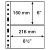 Star Collect 50 Clear A4 Divided Pockets - 2 DIN