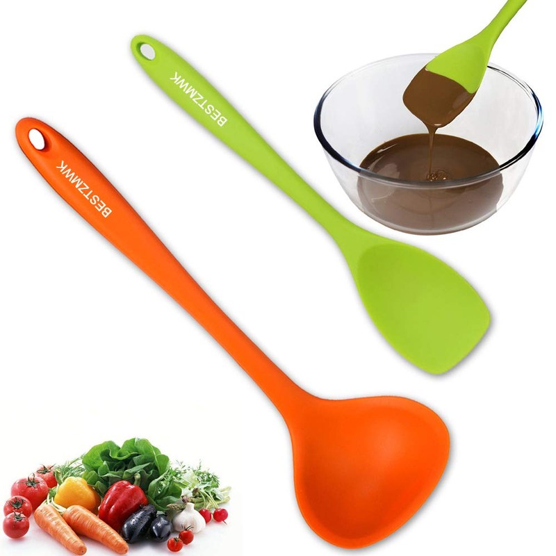 Kitchen Utensil Set - 11 Cooking Utensils - Colorful Silicone