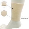 Ankle Gel Sleeves for Figure Skating, Ice Hockey, Roller Skating,
