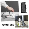 KONTONTY Desk Cable Management Cord Organizer Mesh Storage Holder Wire