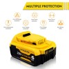 For DeWALT 2Pack 6.0AH replace For Dewalt 20V 20 Volt