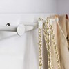 Kelendle Extendable Sliding Wardrobe Hook Rail with Hardware Pull Out